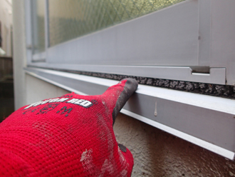 サッシの目地劣化