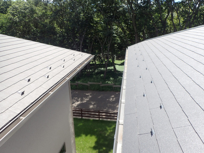 家の近くに樹木があると落ち葉が雨樋に溜まりやすい