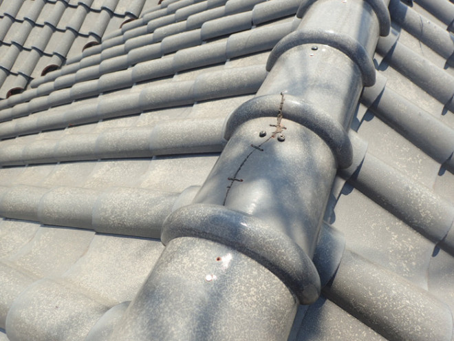 屋根からの雨漏り