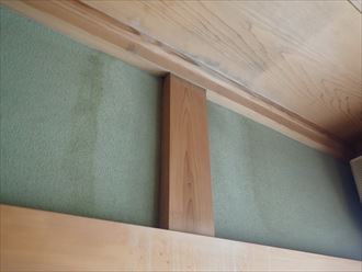 室内への雨漏り