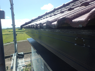 雨樋金具を撤去