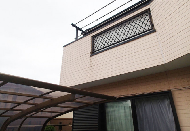 今回はベランダの調査です