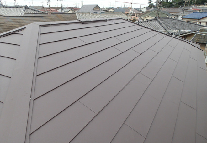 雨漏り解消のためのカバー工事が完工