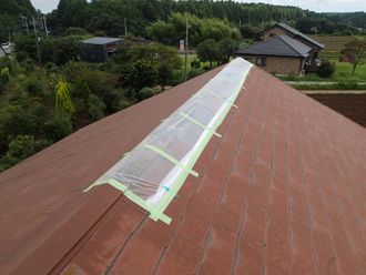 応急処置を行いました