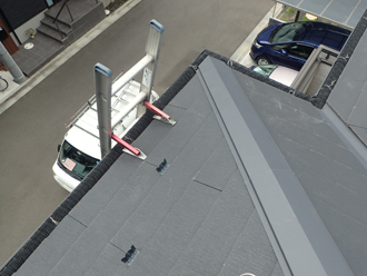 落ち葉よけネット設置完了