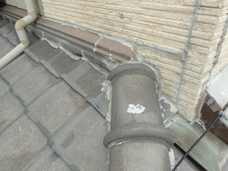 バルコニー付近のコーキング処理