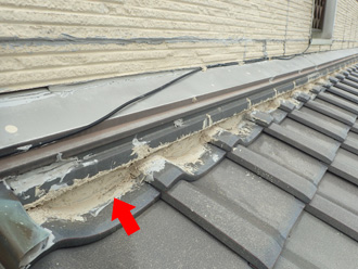 漆喰の施工が荒い