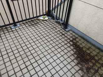 タイルの目地が劣化