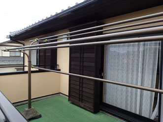 ベランダの様子