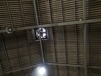 雨漏りしている屋根の屋内からの確認