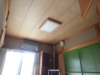 雨漏りが発生した天井