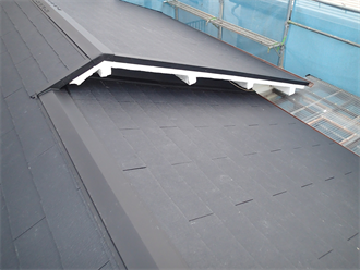 浦安市富士見にて築30年の瓦屋根をスレート屋根材で葺き替え雨漏り対策