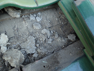 富津市八田沼でトントン（防水紙）の劣化から雨漏り発生