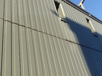 サイディングのつなぎ目