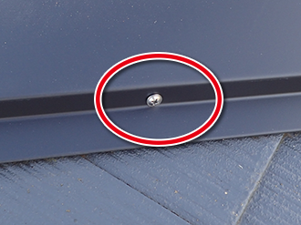 ステンレス製のビス