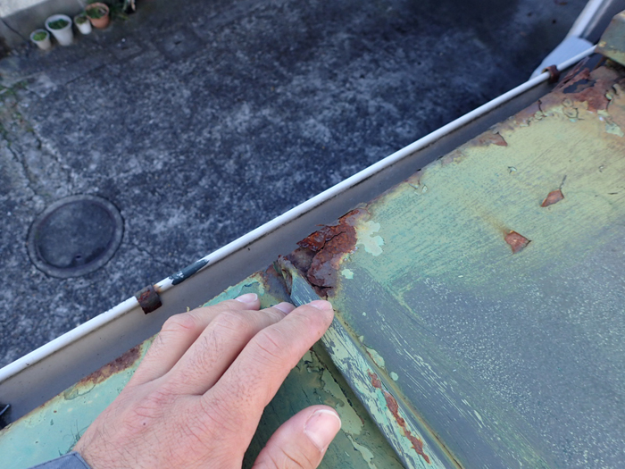 指で押すと崩れるほど進んだサビ