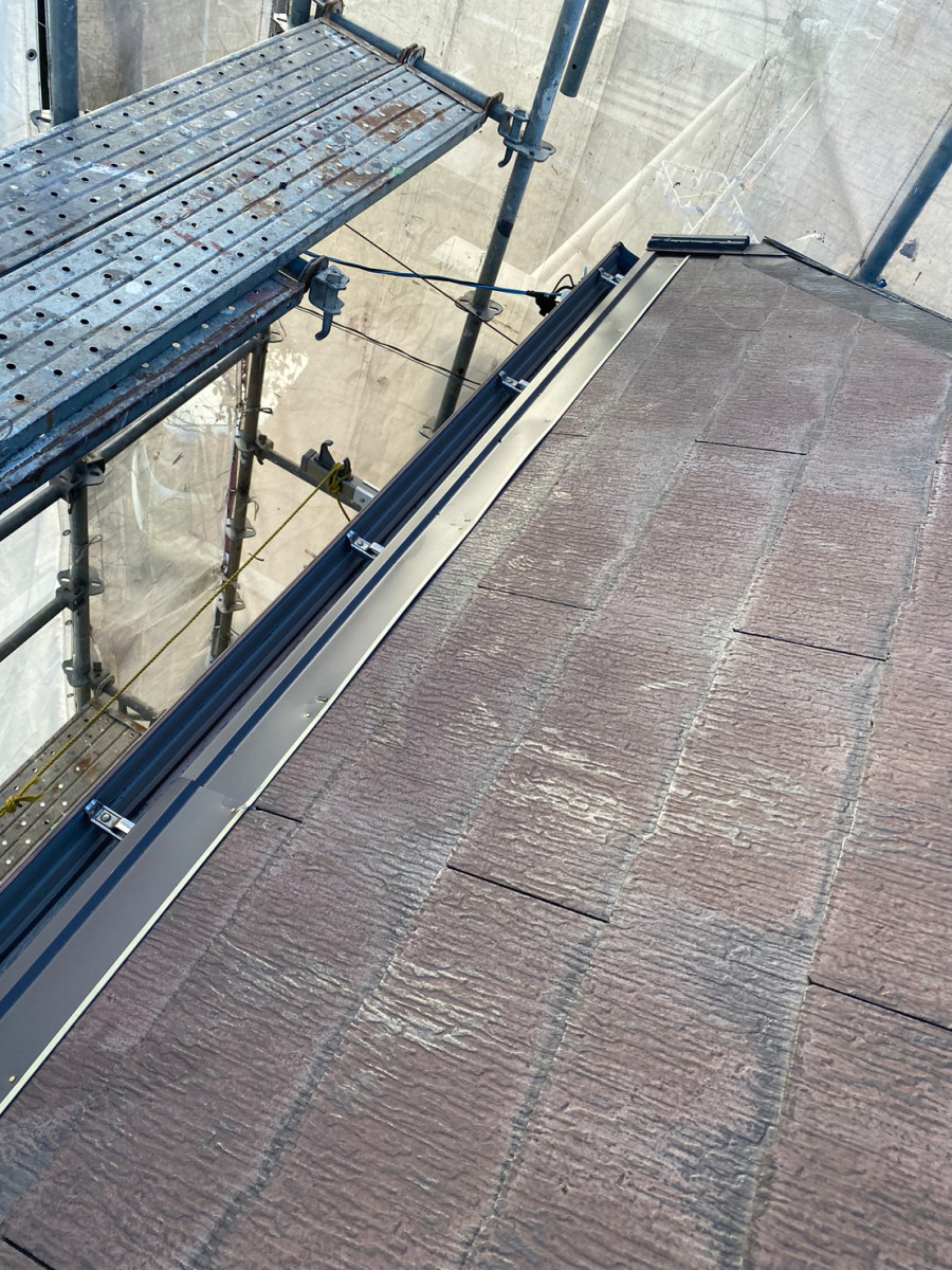 守山区で軒先水切りの設置