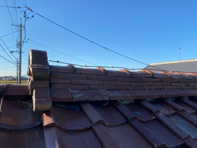 棟　新しい銅線