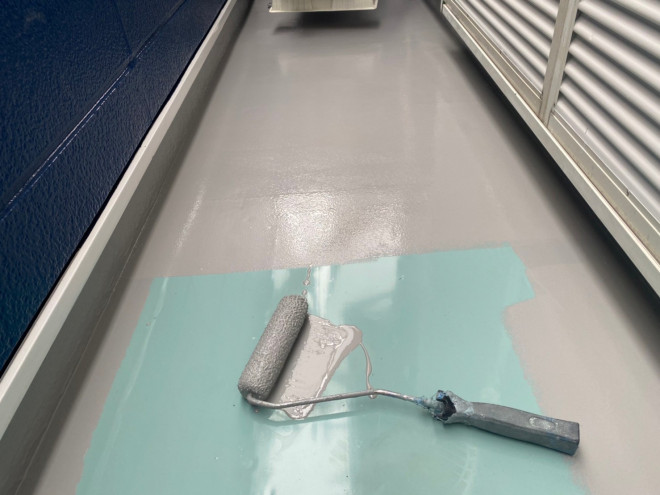 トップコート施工