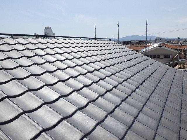 軽量瓦葺き
