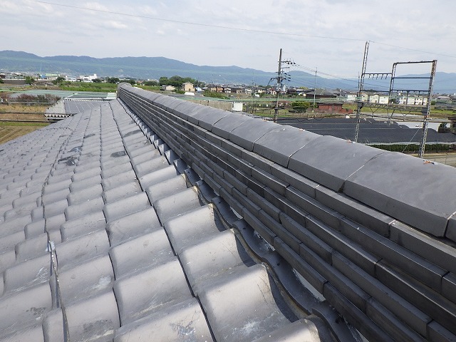 修理中　本棟　上面