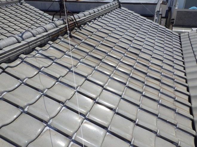 訪問販売業者によるラバーロックの写真①