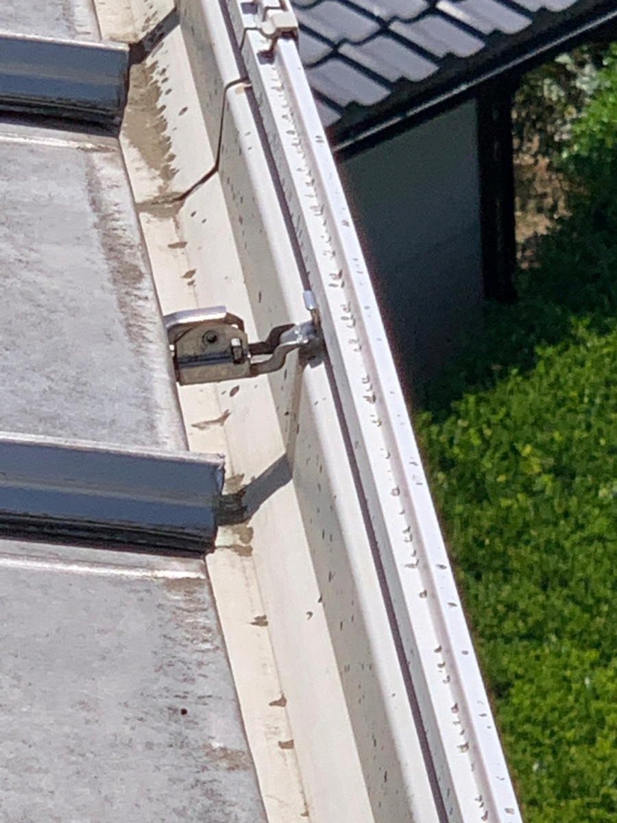 守山区の雨樋の様子