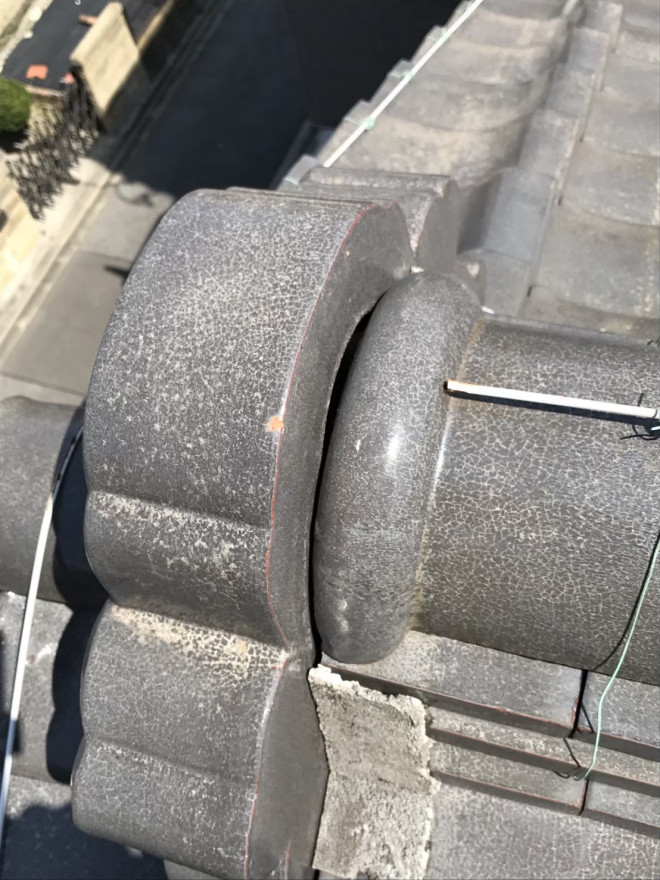 鬼巻漆喰　劣化