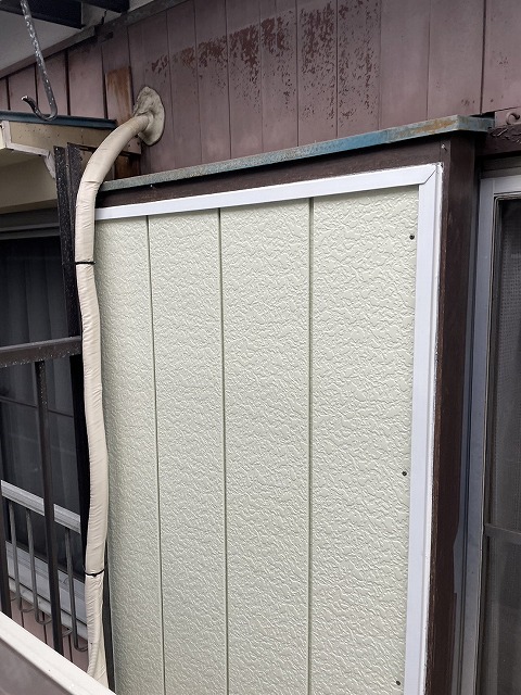 久喜市　戸袋　外壁　板金