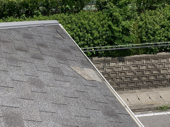 小牧市、屋根補修、アスファルトシングル
