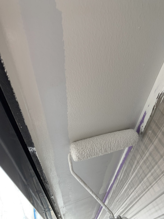 春日井市の外壁塗装、軒天塗装