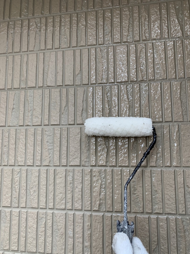 春日井市の外壁塗装、ＵＶプロテクトクリヤー