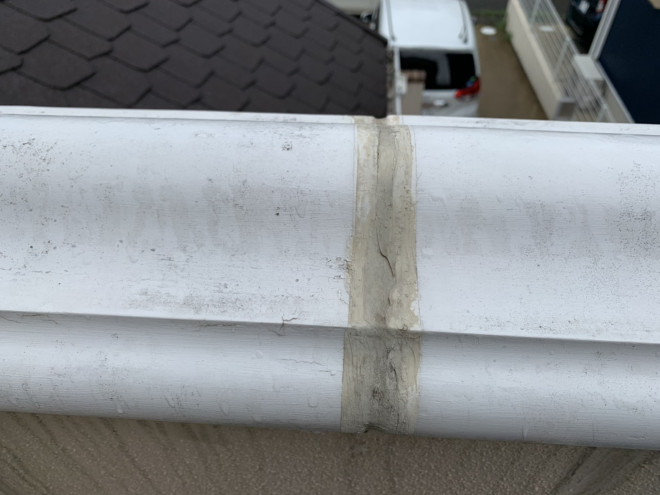 春日井市の雨漏り調査、ﾍﾞﾗﾝﾀﾞ部分