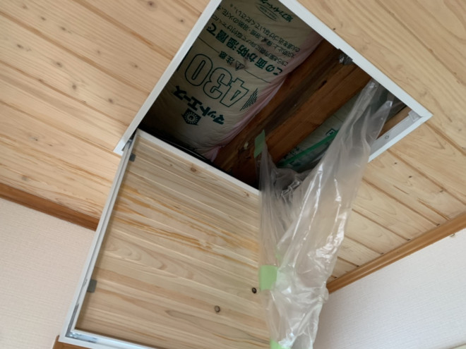 春日井市にて雨漏り調査を行いました