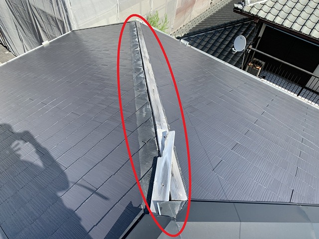 棟板金破損状況