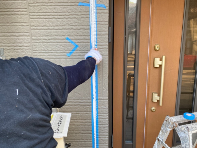 春日井市のシーリング工事、打替え