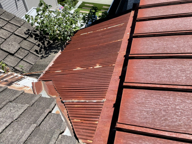 板金屋根錆状況