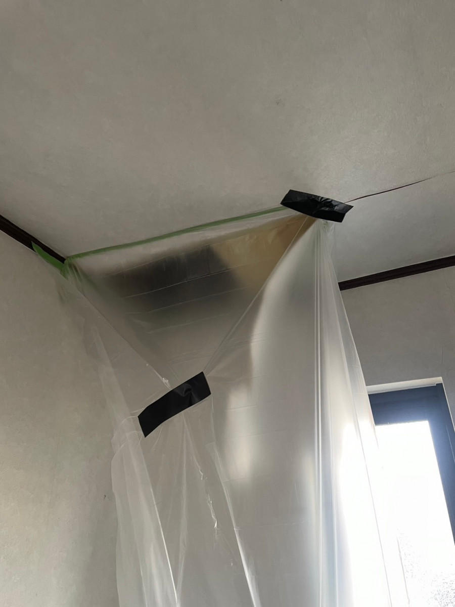 久喜市　雨漏り 雨染み　応急処置　緊急対応