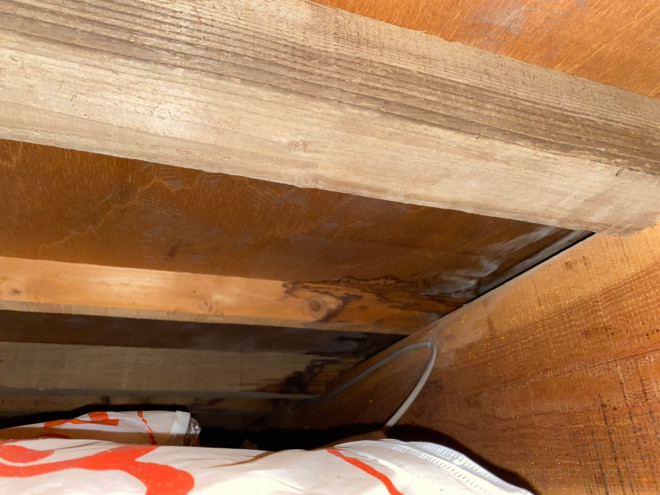 屋根裏　シミ