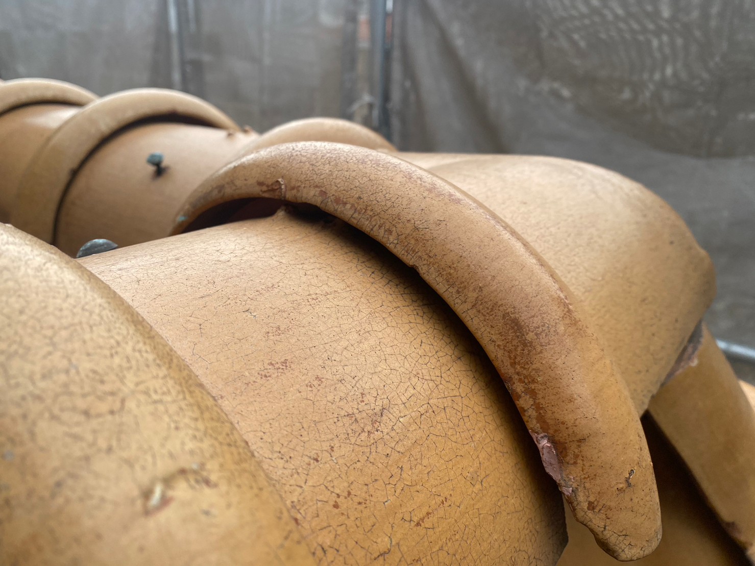 守山区で瓦と瓦の隙間有り