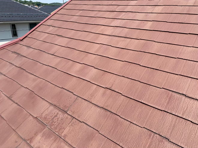 名古屋市守山区でニチハ、パミールの雨漏り調査、屋根の剥離の点検にお伺いしました