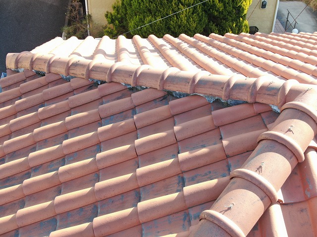 施工前の隅棟３