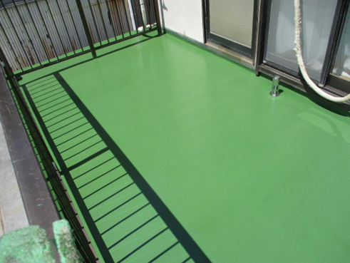 沼津市ベランダ防水完工