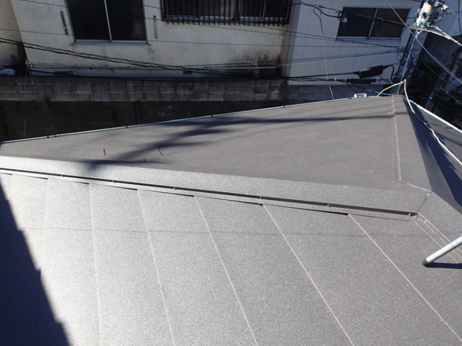 屋根カバー完工