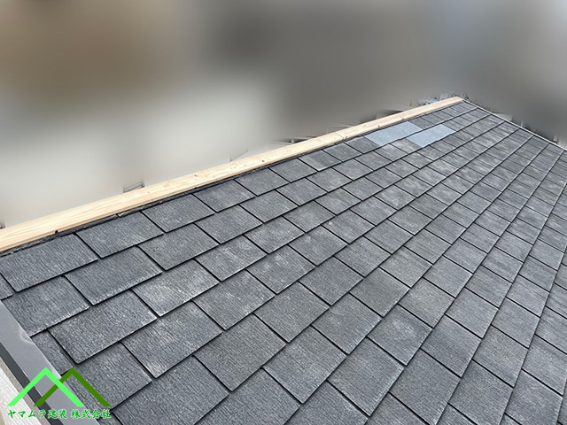 下地材の取り付け