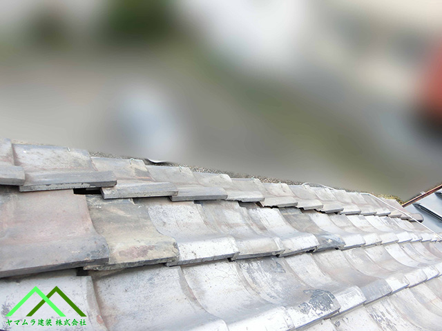 平瓦にも隙間