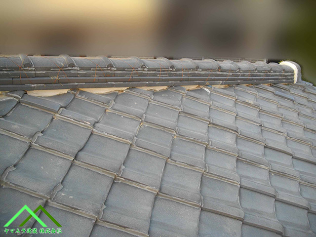 針金縛りで固定