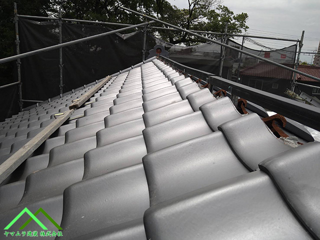 芯材を取り付けます