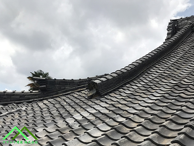 鬼瓦が行方知れず