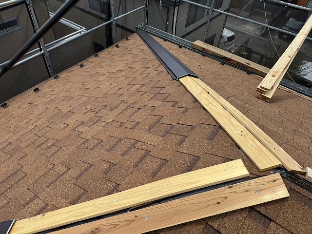 蓮田市　屋根　 修理 リフォーム 　コロニアル　アスファルトシングル